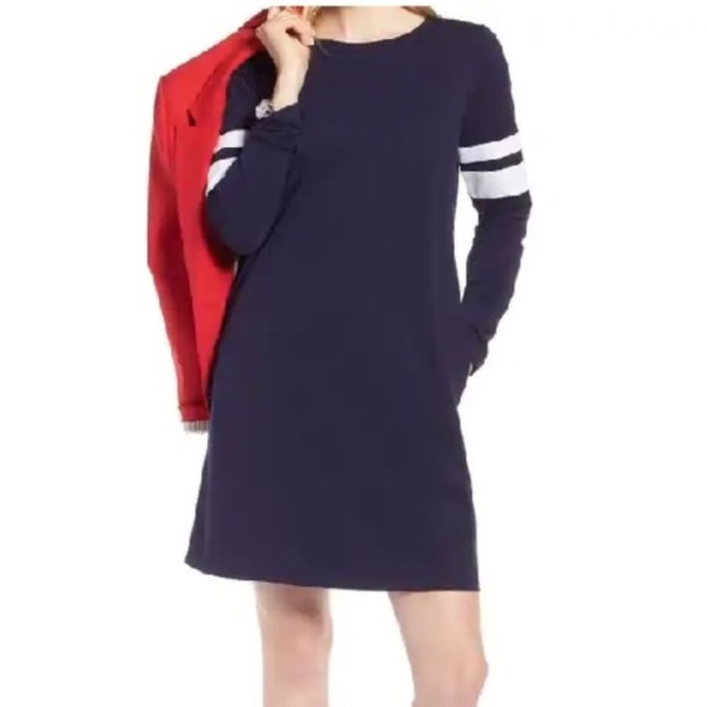 1901 Varsity Knit Shift Dress